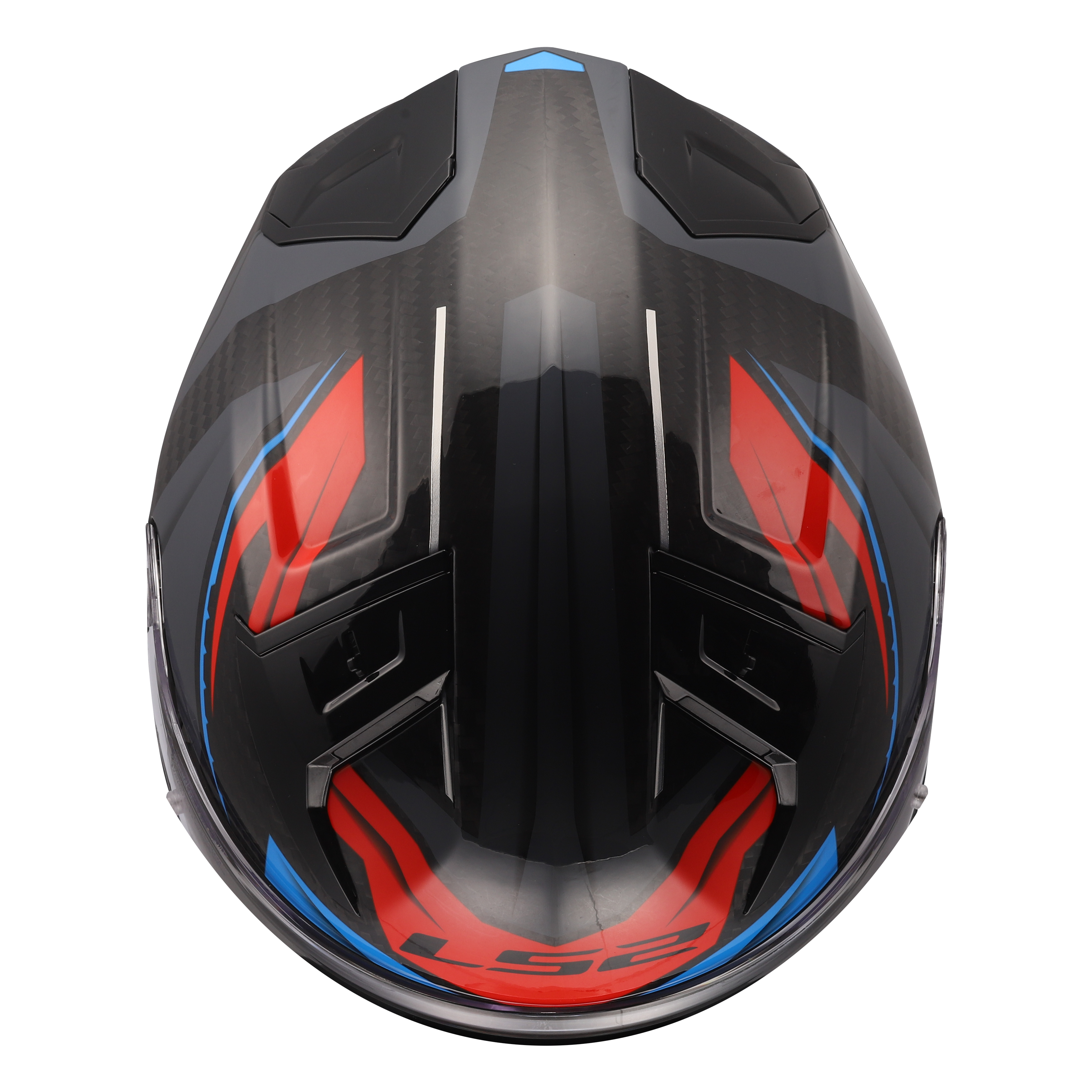 LS2 FF811 VECTOR II C SAVAGE WHITE BLUE RED 168115426 (10)